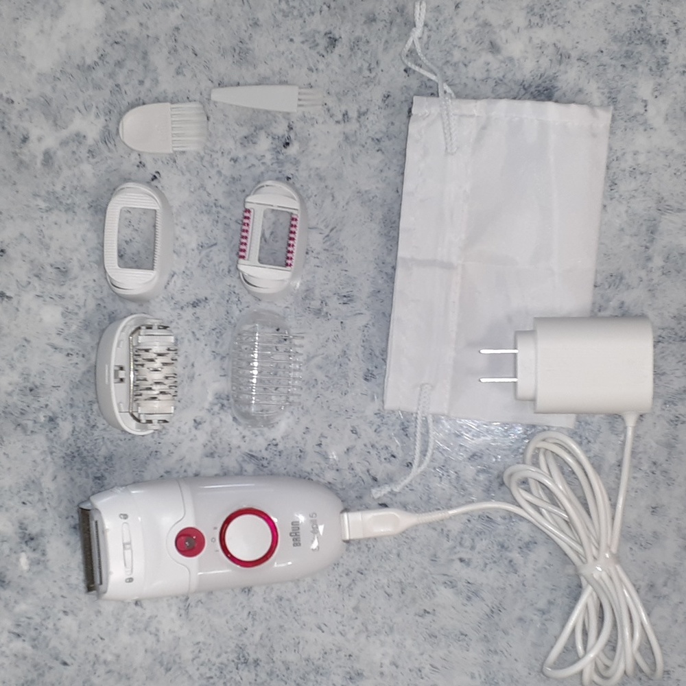 Braun Epilator Hair Removal Silk-épil 5 5-280 Shaver Trimmer Corded Electric